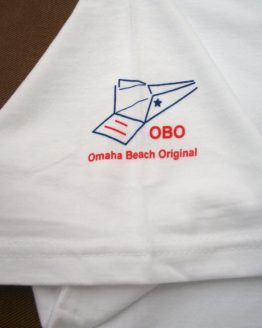 omaha beach original logo sleeve